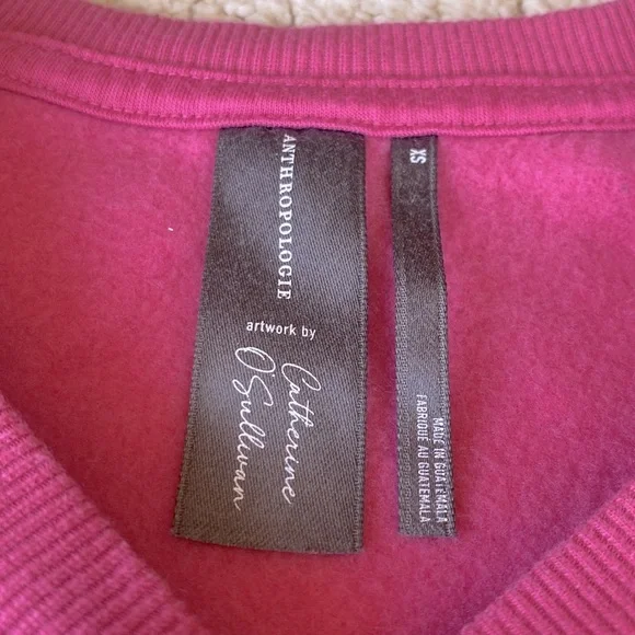 Anthropologie x Catherine O'Sullivan zodiac sweatshirt: Taurus XS - Picture 3 of 14